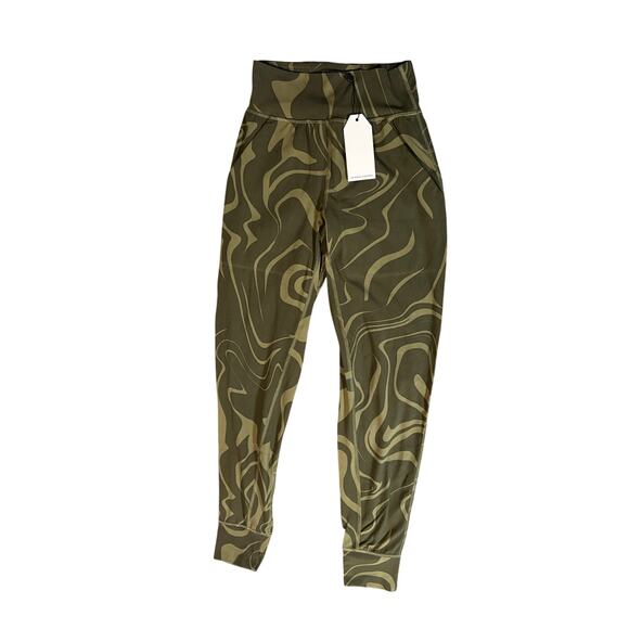 Universal Standard Pants - NWT Universal Standard Size 00-0 4XS Matcha Swirl Green Leggings Pockets